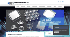 Desktop Screenshot of polymer-optics.co.uk